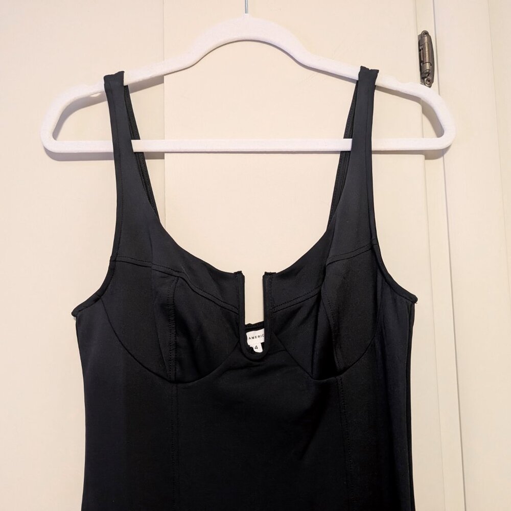 Good American Scuba U Corset Midi Dress - Picture 4 of 6
